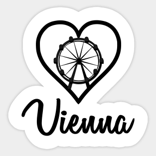 Vienna Heart Sticker